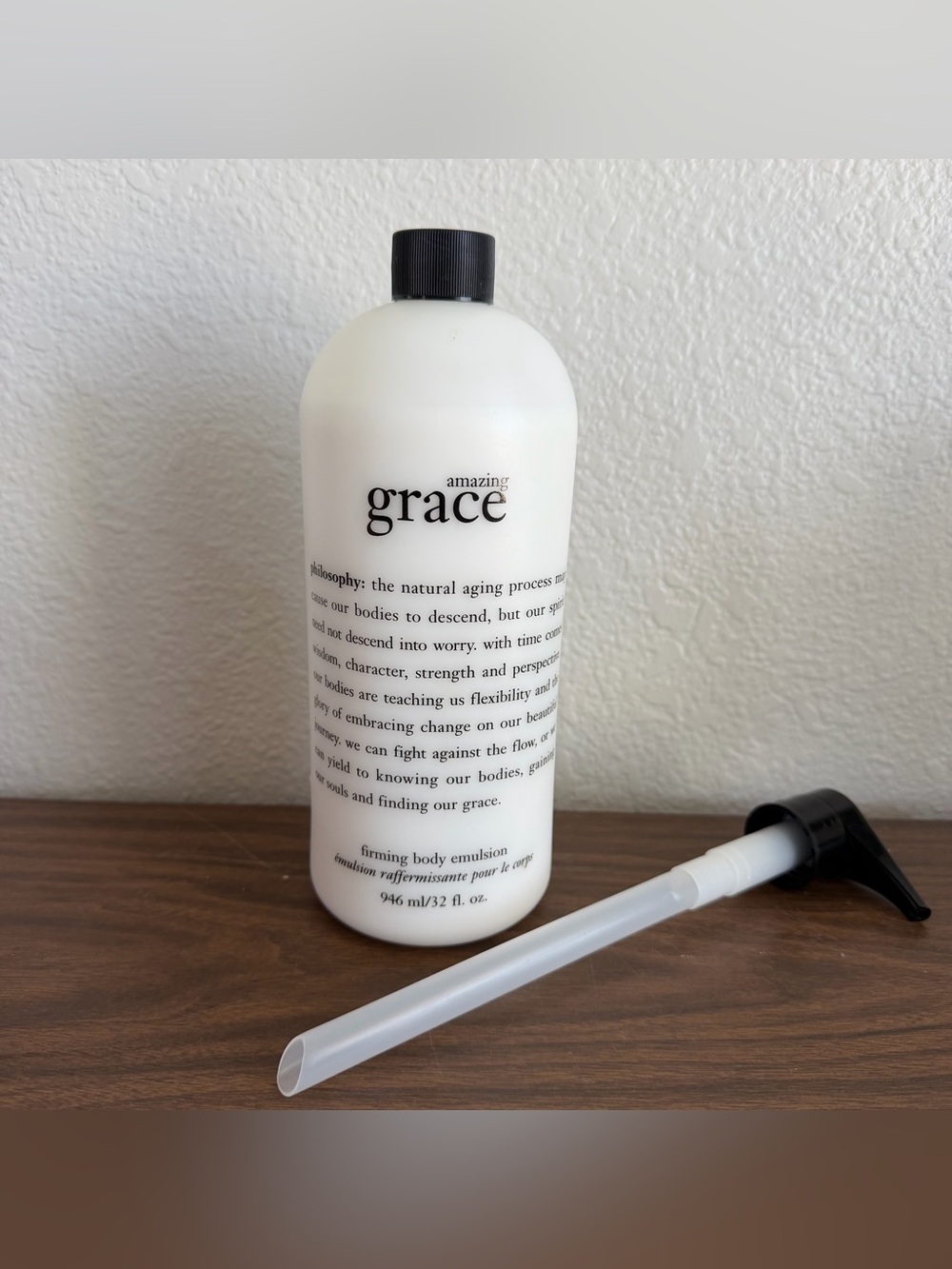 Philosophy AMAZING GRACE Firming Body Emulsion 32 oz New & Sealed With Pump